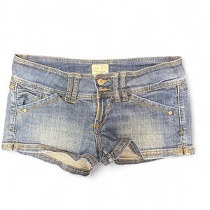Mudd Women's Faded Blue Jean Shorts